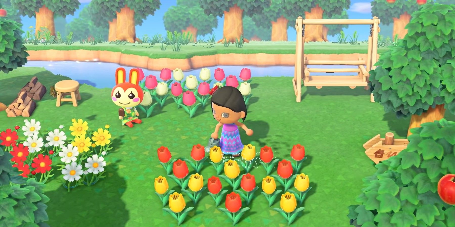 Animal Crossing Orange Roses