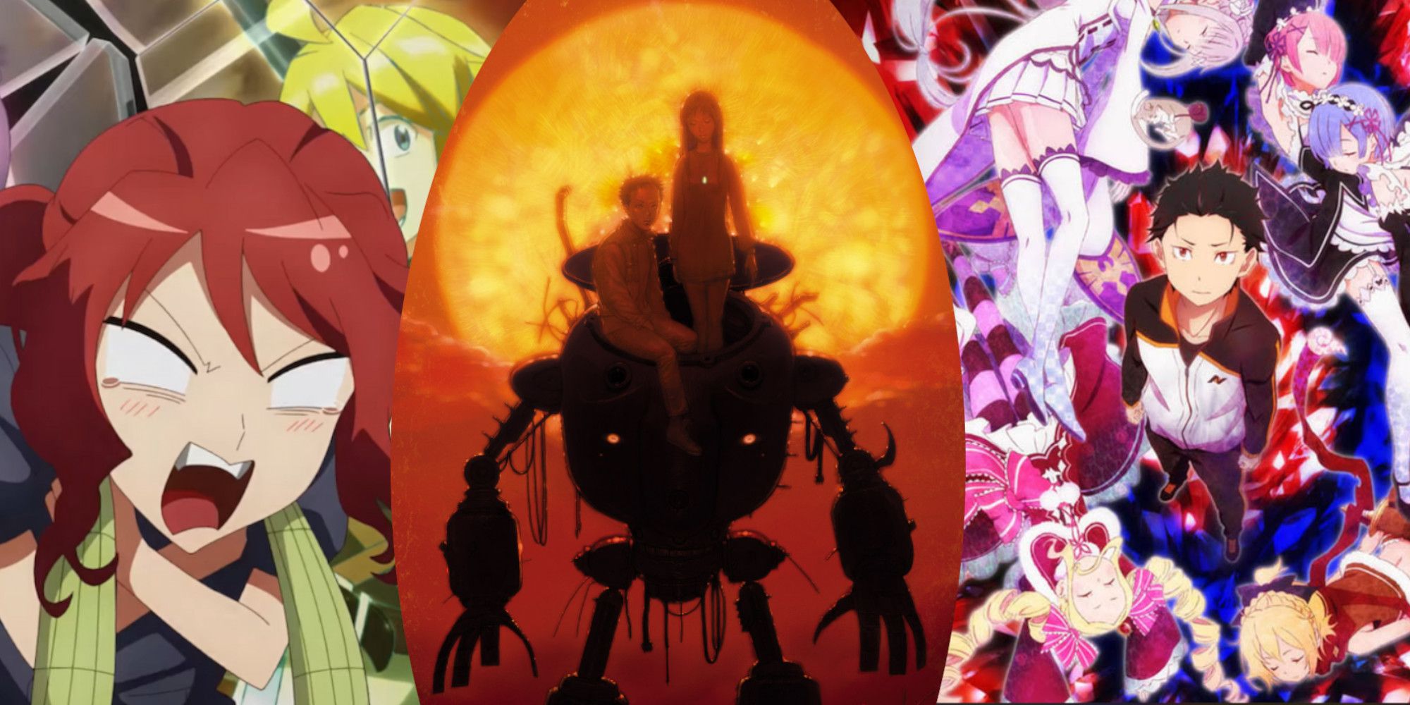Anime the Dissect the Isekai Genre Romatic Killer, Now and Then, Here and There and Re Zero