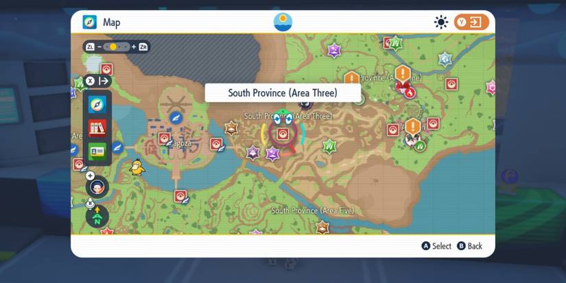 Area Three South Province Pokemon