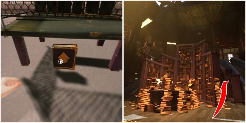 arrow book location in hello neighbor 2 late fees dlc