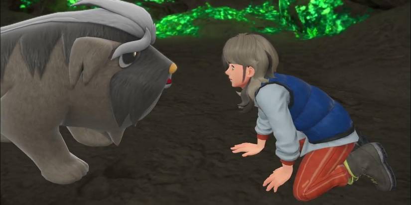 Pokemon Scarlet and Violet Arven and Mabosstiff