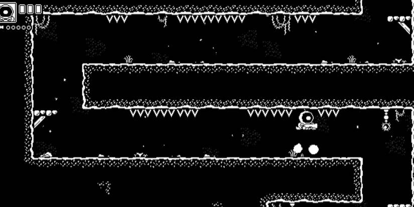 Player hits a creature that is dangling from the ceiling