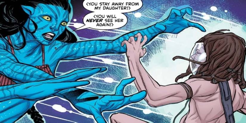 Avatar The High Ground Neytiri and Spider