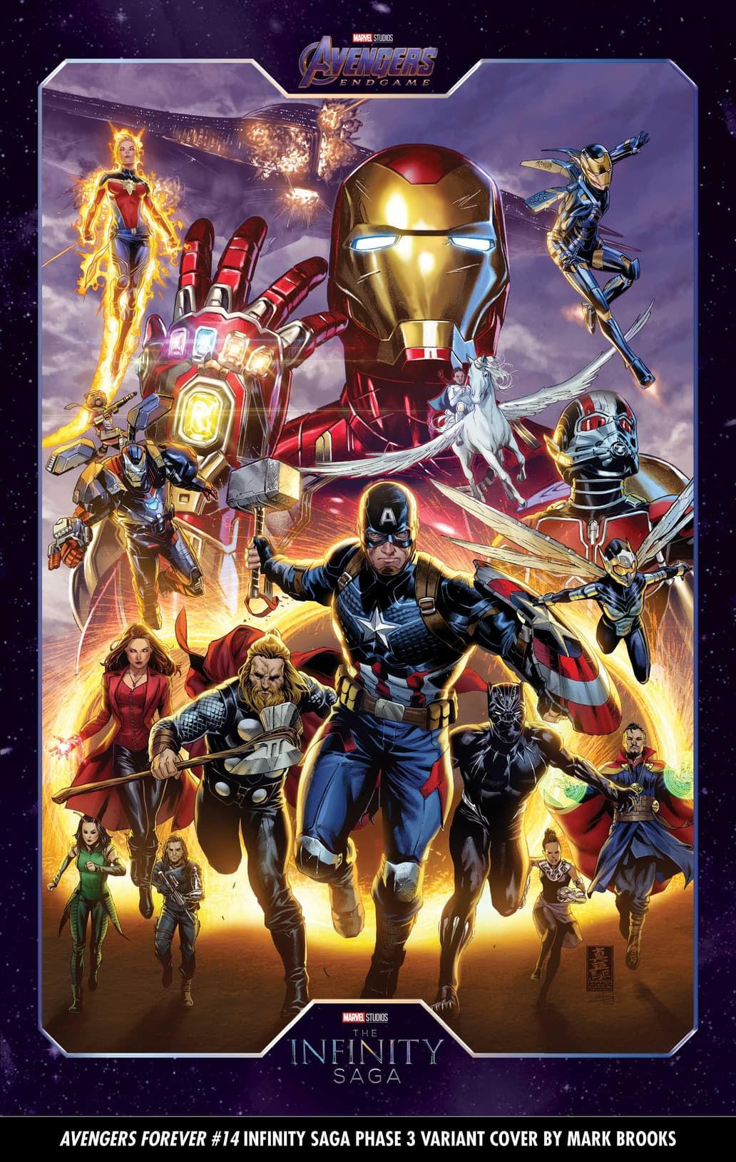 Marvel official Avengers Forever Infinity Saga variant covers 14 by Mark Brooks