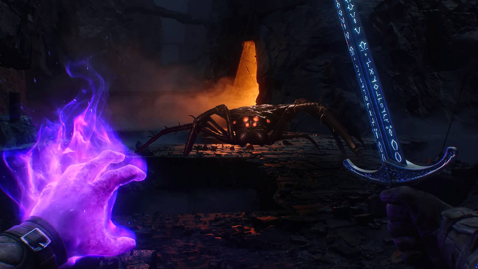 avowed with grounded spider