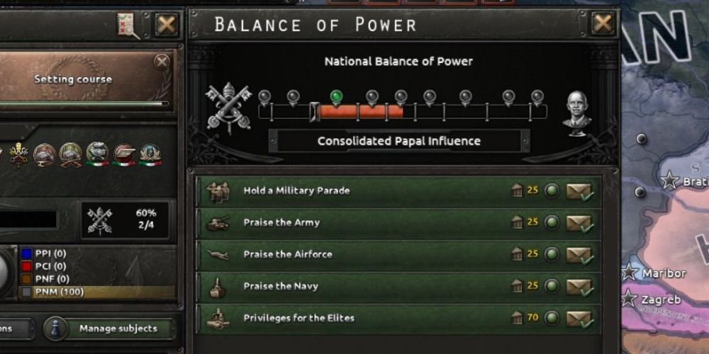 Hearts of Iron 4 Balance of Power Mechanic in By Blood Alone Expansion 