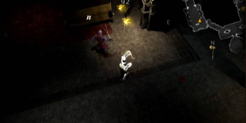 Baldurs Gate Dark Alliance 2 - Monk Vhaidra attacking from long range