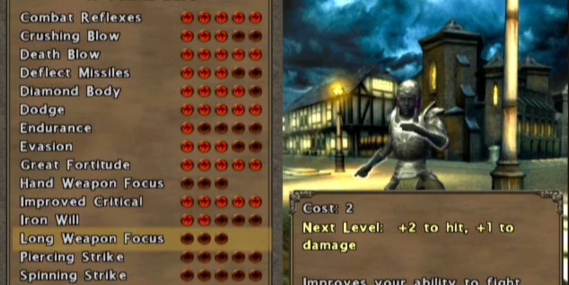 Baldurs Gate Dark Alliance 2 - Monk Vhaidra Stats