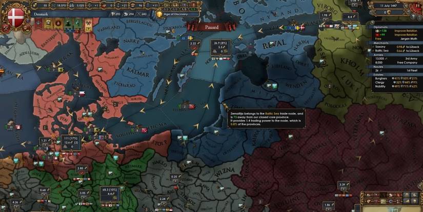 EU4 Lions Of The North Baltic Sea Trade Node