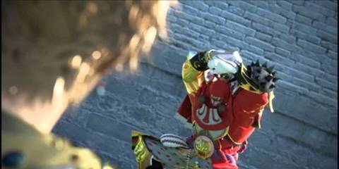 Bartz and Gilgamesh in Dissidia 012 Final Fantasy