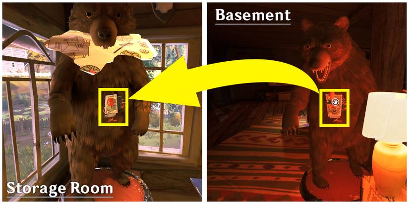 bear lever location in hello neighbor 2