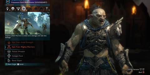 beastmaster in shadow of war