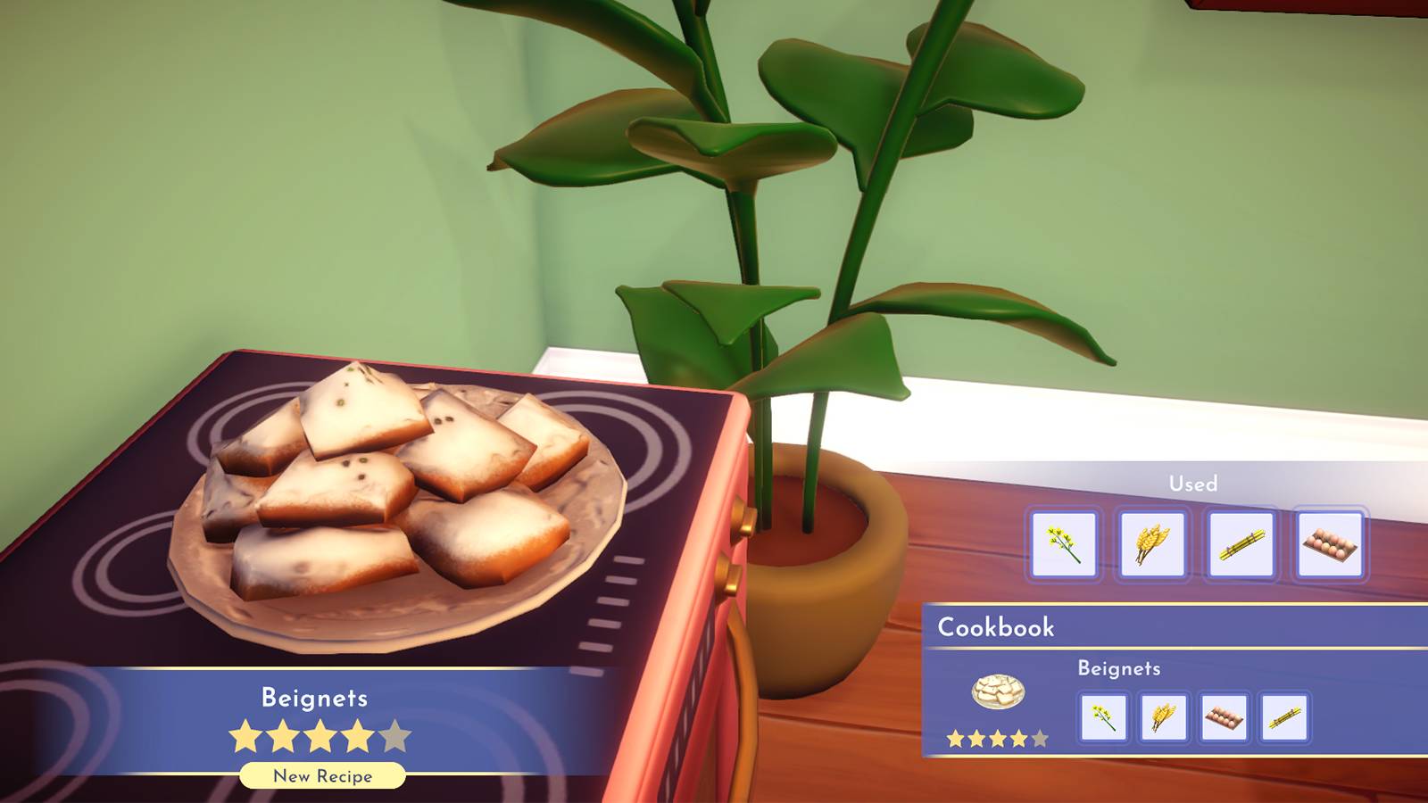 beignets in disney dreamlight valley