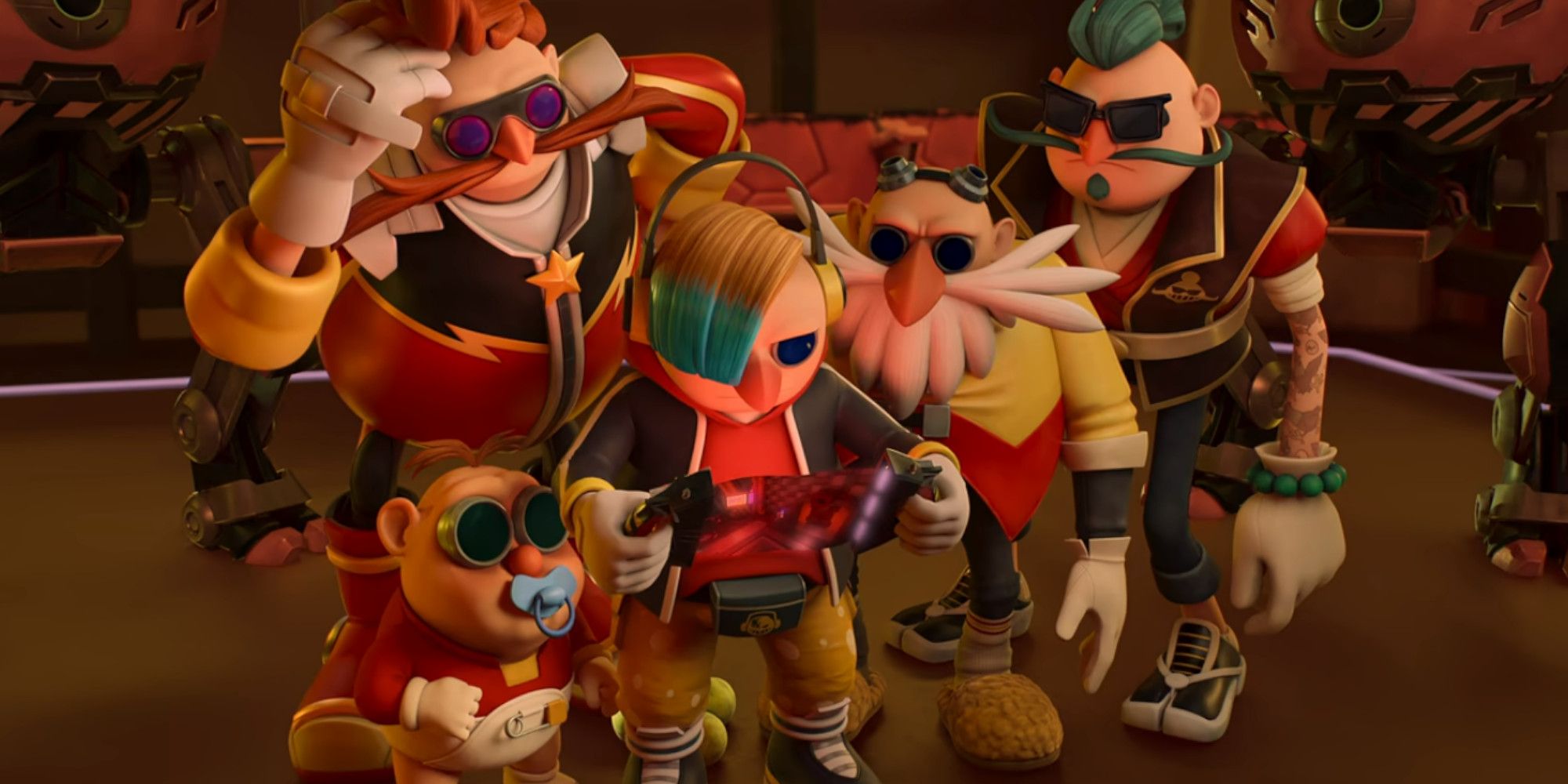 Best Characters in Netflix's Sonic Prime Dr Eggman's Chaos Council