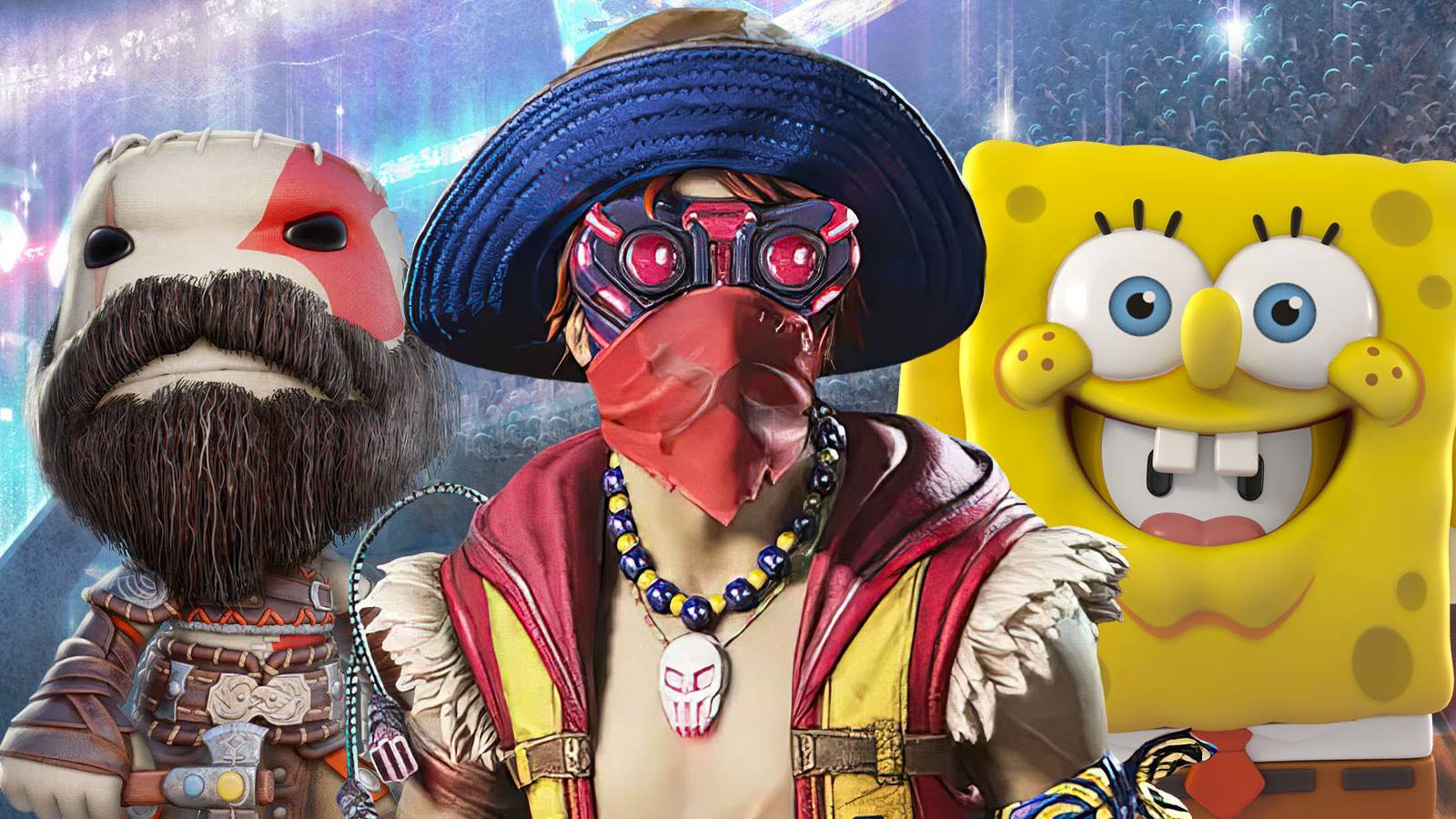 best-multiplayer-skins-of-2022-apex-legends-octane-sea-legs-fall-guys-spongebob-sackboy-kratos-gamerant