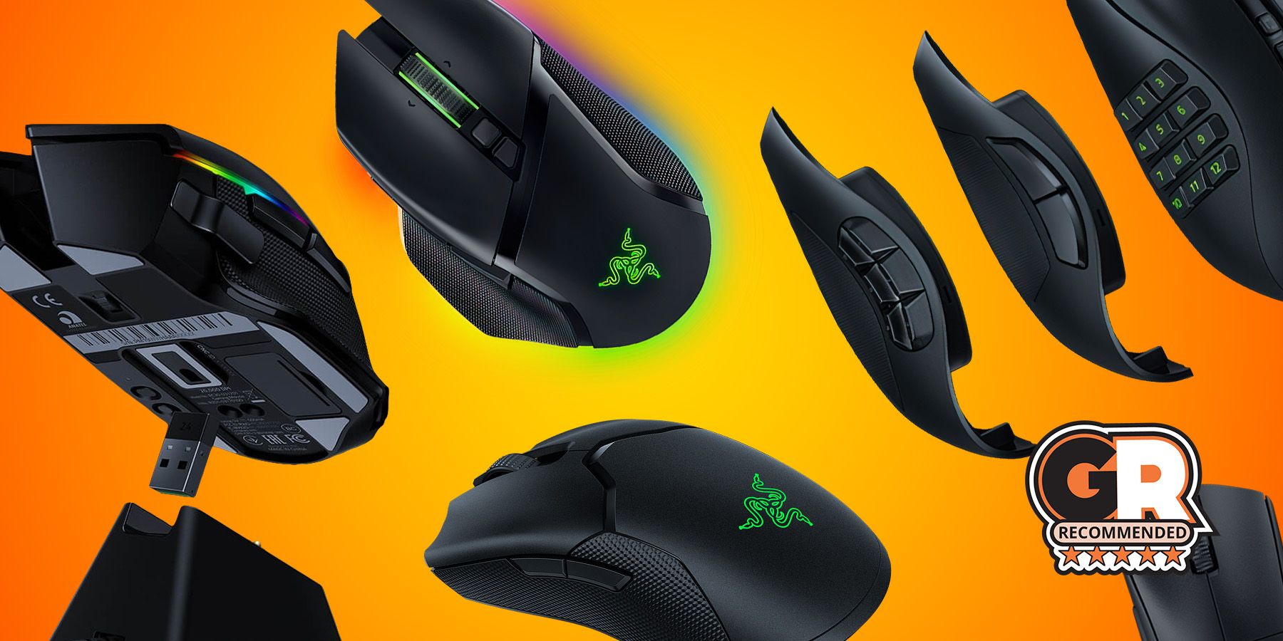 Razer Cobra Pro Wireless Gaming Mouse: 10 Customizable Controls - Chroma  RGB Lighting - 30K Optical Sensor - Gen-3 Switches - 2.4GHz, Bluetooth &  USB