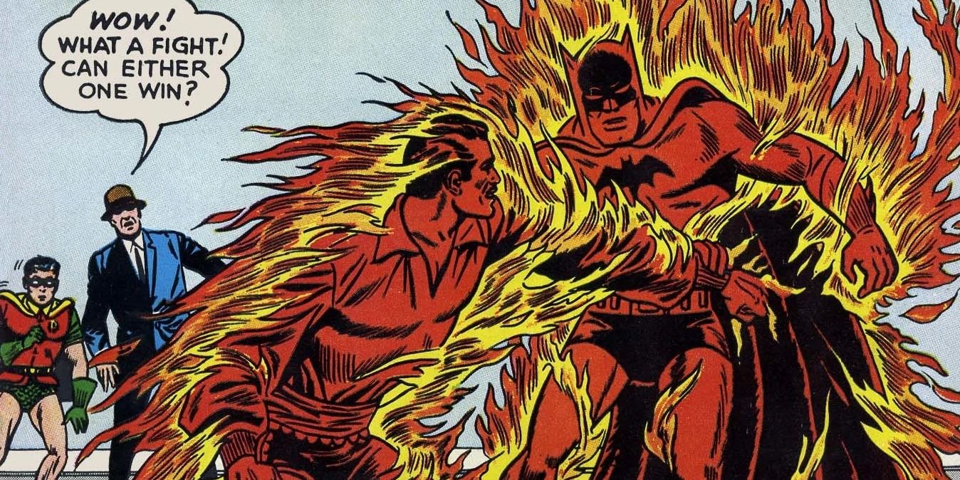 Bizarre Bat-Powers- Batman of Fire