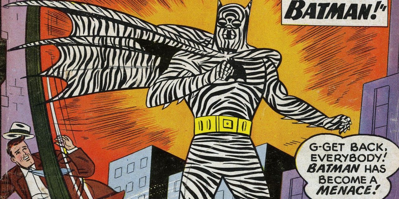 Bizarre Bat-Powers- Zebra Batman