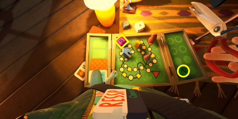 board game in hello neighbor 2