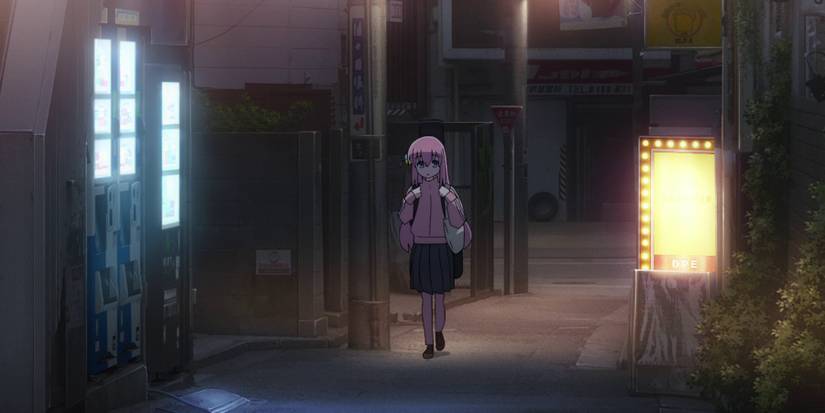 Bocchi Walking Home at Night – Bocchi The Rock Episode 5