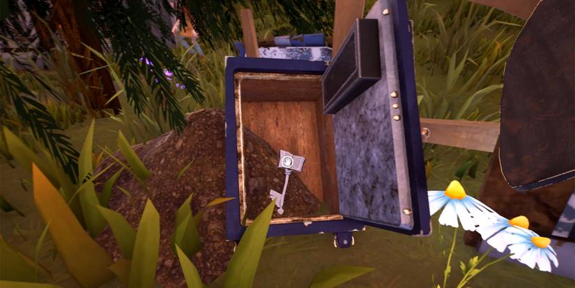 book shaped key location in hello neighbor 2