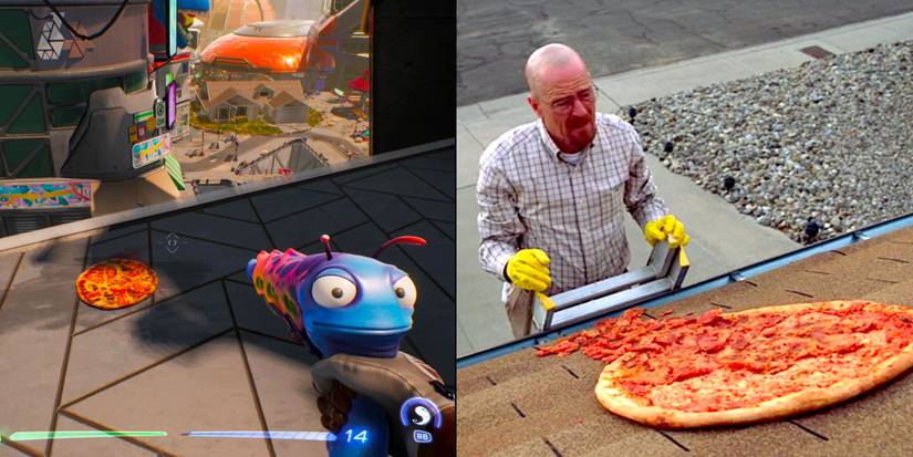 Rooftop Pizza - Breaking Bad Reference
