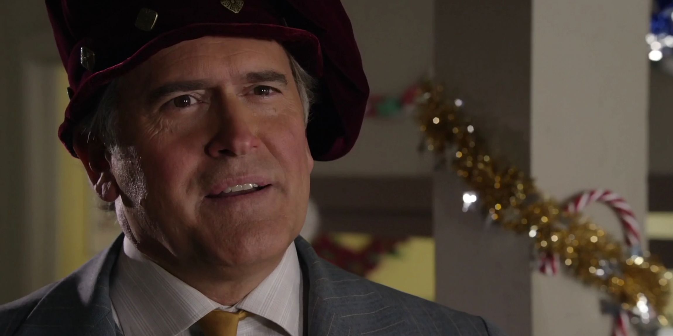 Bruce Campbell as Santa in The Librarians
