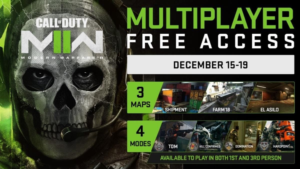 call of duty modern warfare 2 multiplayer free access