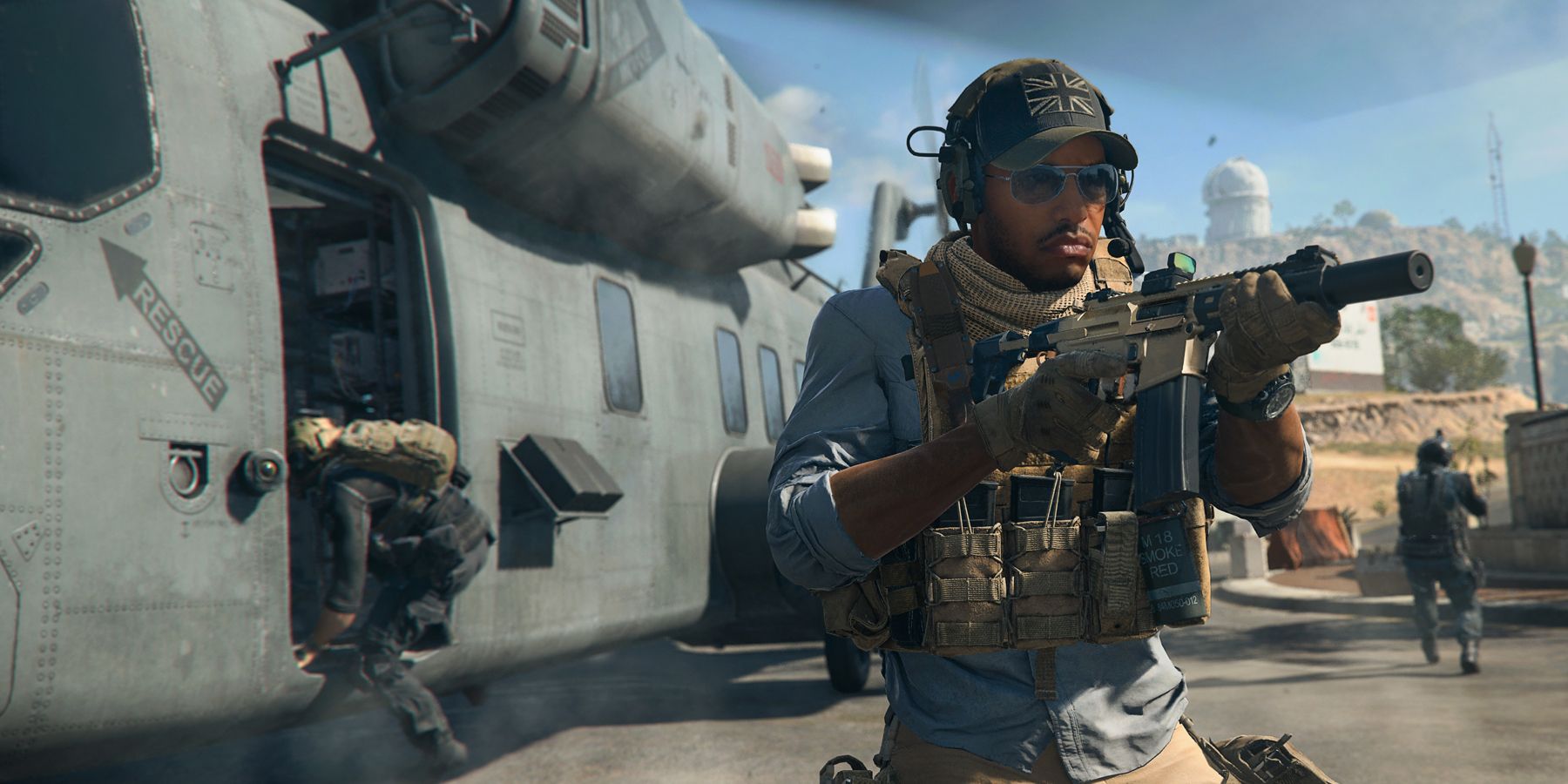 Call of Duty Modern Warfare 2 operator using the Chimera