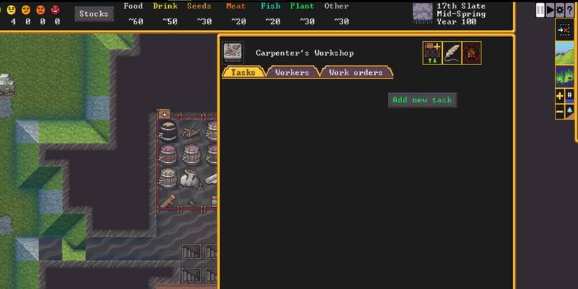 Dwarf Fortress Carpenters Workshop