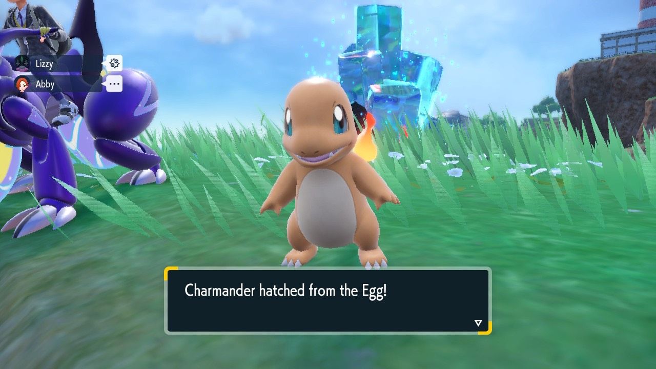 Charmander hatch Pokemon Scarlet and Violet