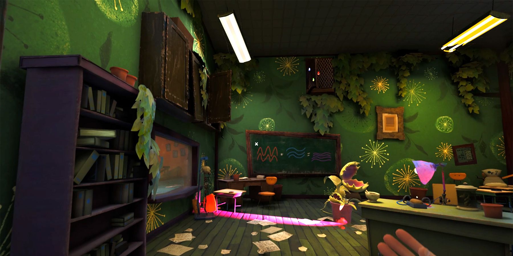 chemistry lab puzzle in hello neighbor 2 back to school dlc