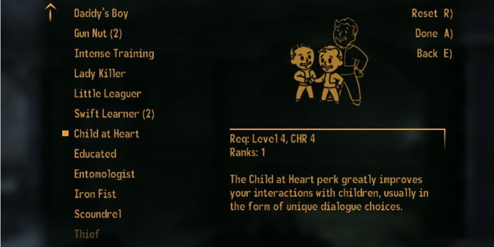 Child at Heart Perk Fallout 3