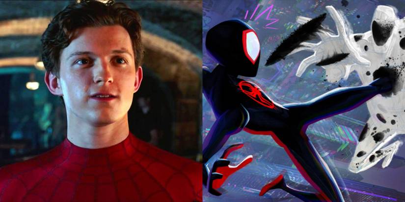 Tom Holland Spider-Man Across the Spider-Verse Chris Miller