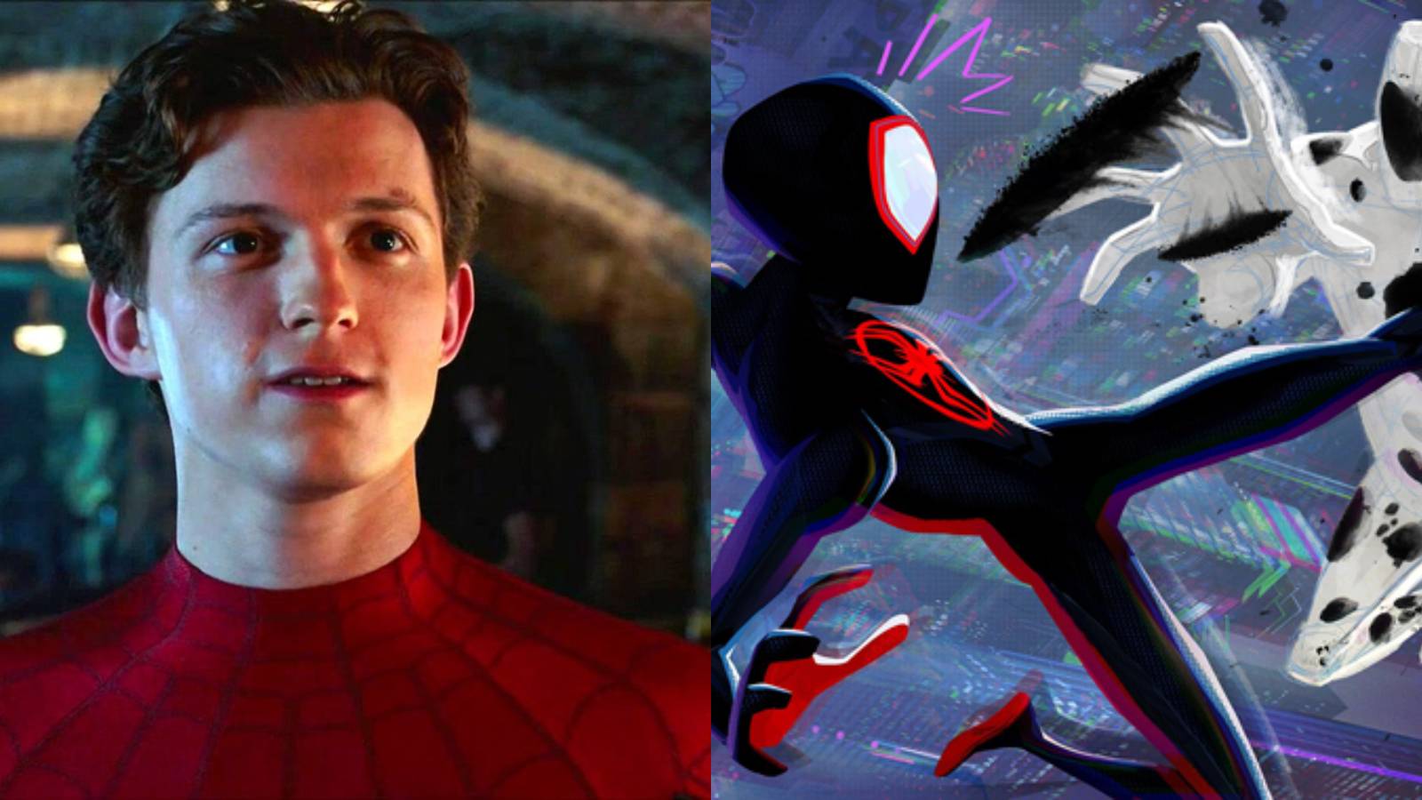 Tom Holland Spider-Man Across the Spider-Verse Chris Miller