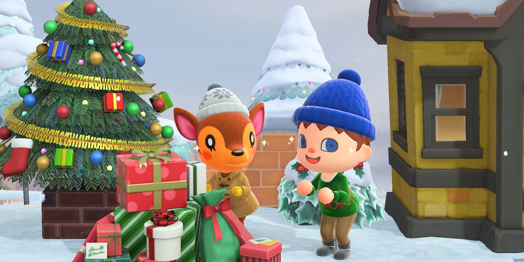 Passionate Animal Crossing Player Covers Their Christmas Tree in Villager Plushies