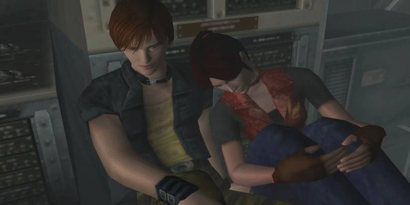 Claire Redfield and Steve Burnside