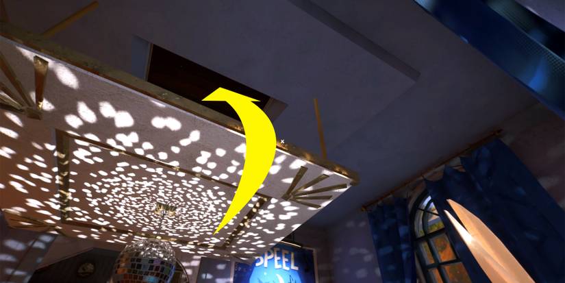 climbing the music room ceiling in hello neighbor 2