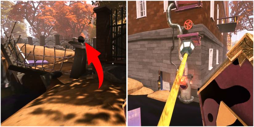 climbing to reach the pipe handle in hello neighbor 2 late fees dlc