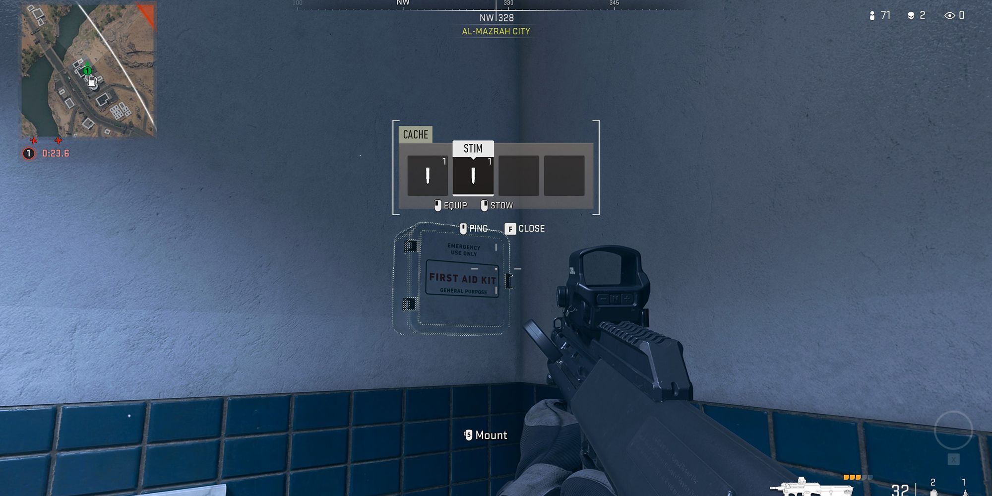 Stim found in bathroom in COD Warzone 2.0