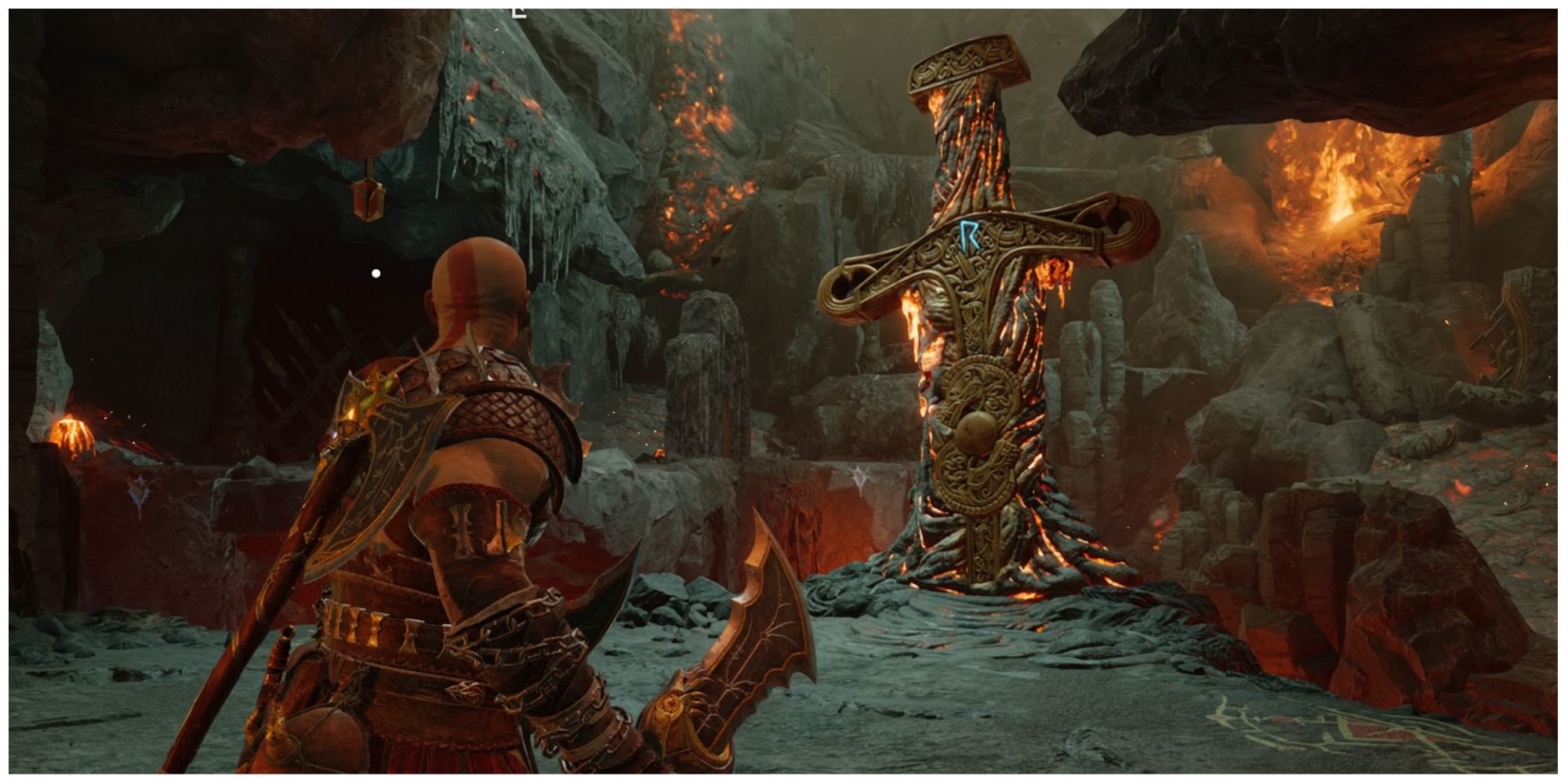 Kratos faces a Muspelheim Challenge in God of War Ragnarok