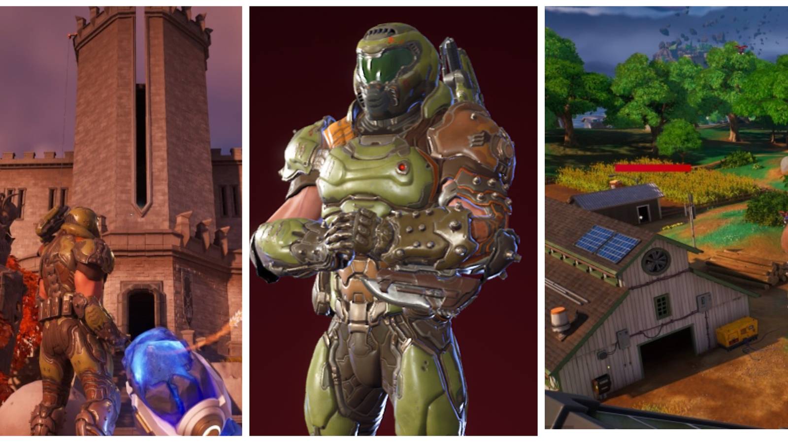 doom slayer at fortnite locations