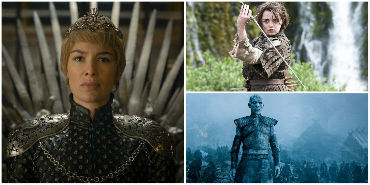 Game of Thrones, ruthless characters, Cersei Lannister, Arya Stark, The Night King