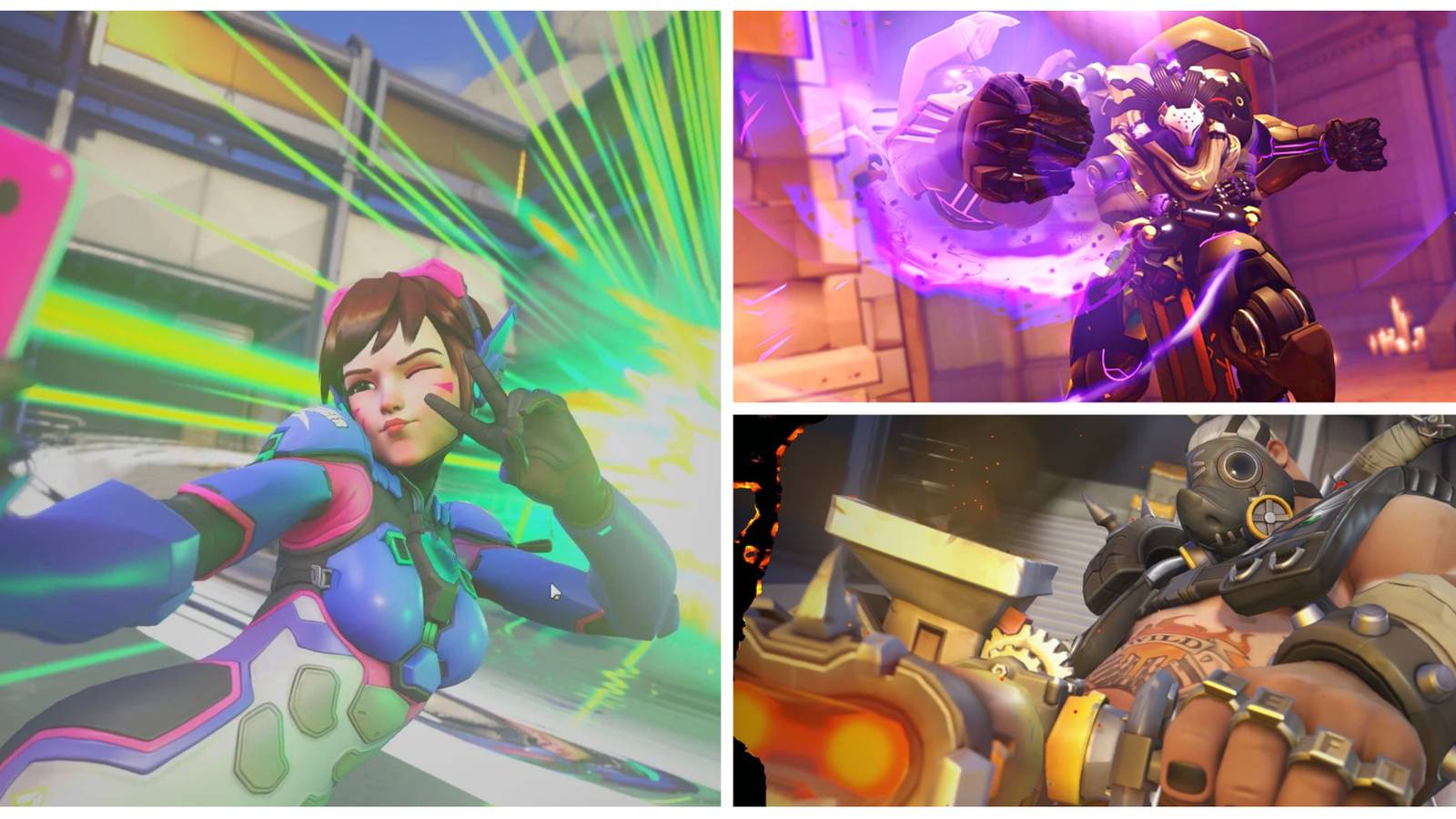 Overwatch 2, D.Va, Ramattra, Roadhog, featured image  Ultimates