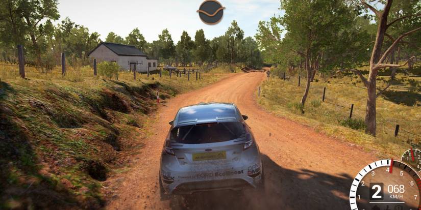 Off-road rallying in the country side