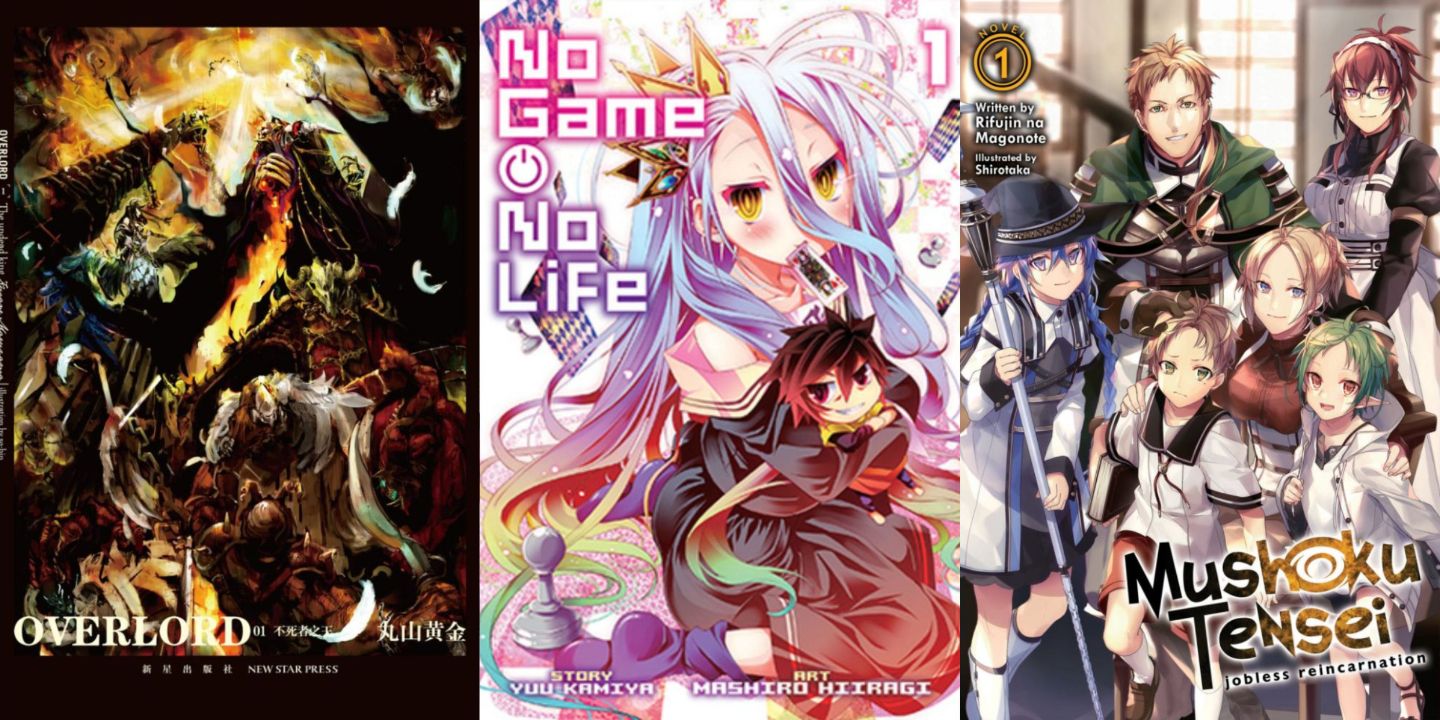 Overlord No game no life Mushoku Tensei