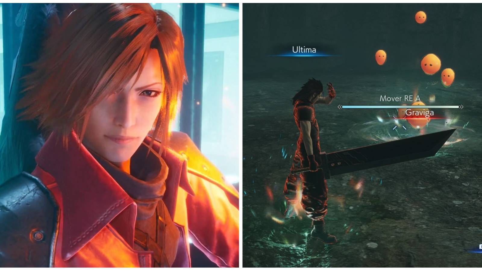 Gensis and Zack in Crisis Core: Final Fantasy 7 Reunion