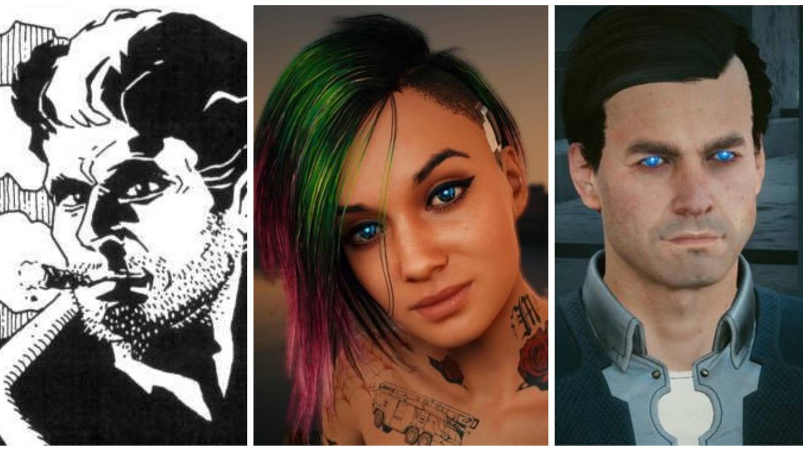 morgan blackhand, judy alverez, mr blue eyes cyberpunk 2077