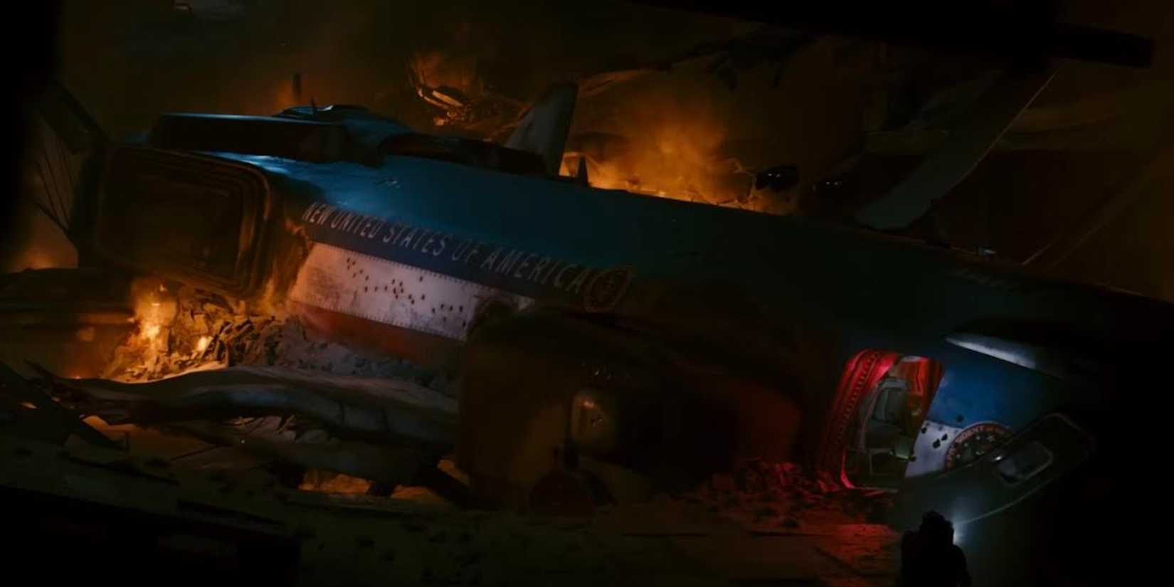 air force one crashed in Cyberpunk 2077