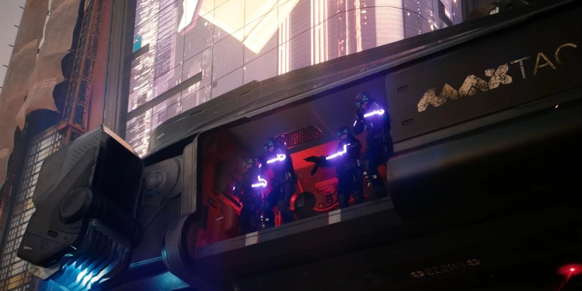 maxtac in Cyberpunk 2077 phantom liberty trailer